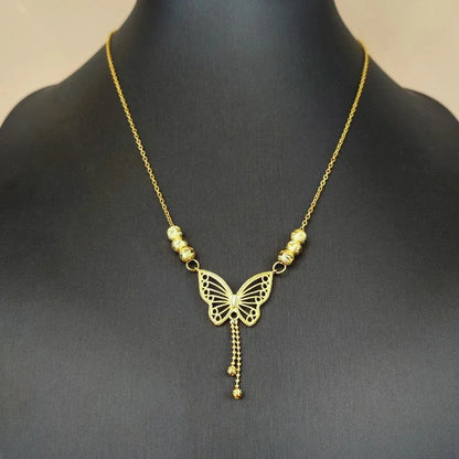 Gold plated Butterfly Necklace for Women