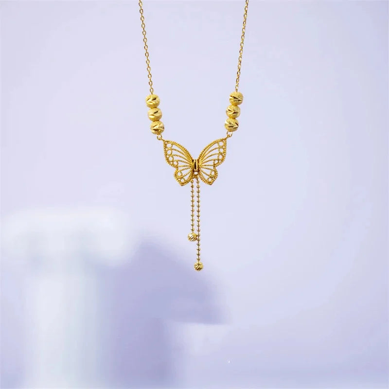 Gold plated Butterfly Necklace for Women