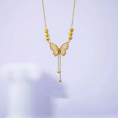 Gold plated Butterfly Necklace for Women