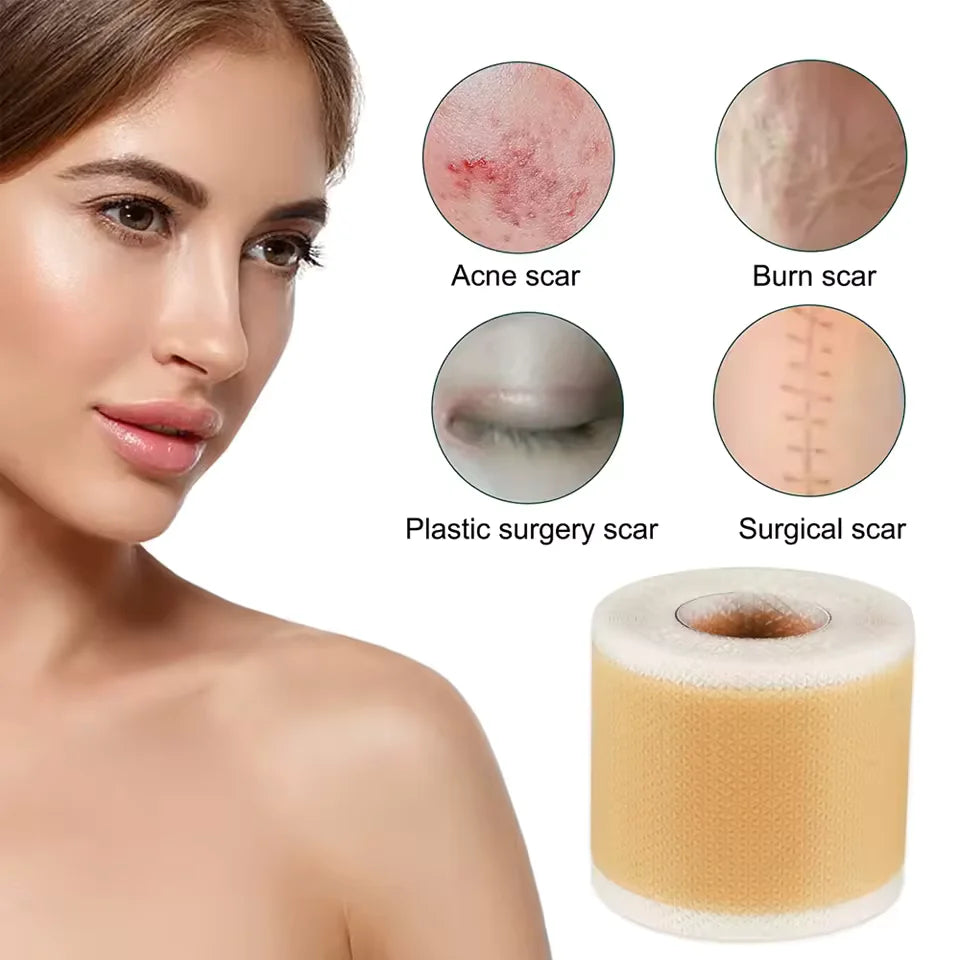 Breathable Adhesive Scar Removing Silicone Tape