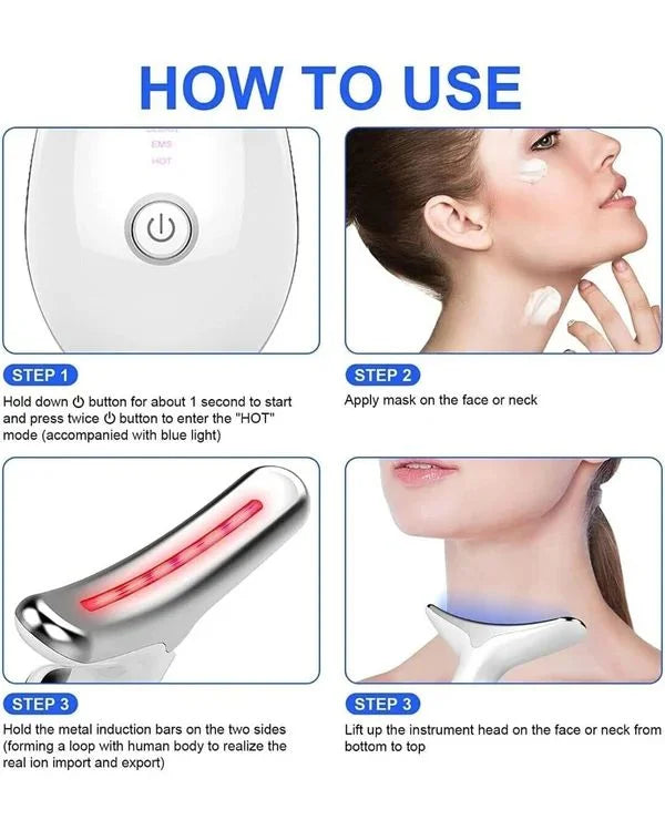 Electric Face Roller Massager – Microcurrent Slimming & Anti-Wrinkle Beauty Tool