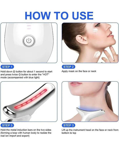 Electric Face Roller Massager – Microcurrent Slimming & Anti-Wrinkle Beauty Tool
