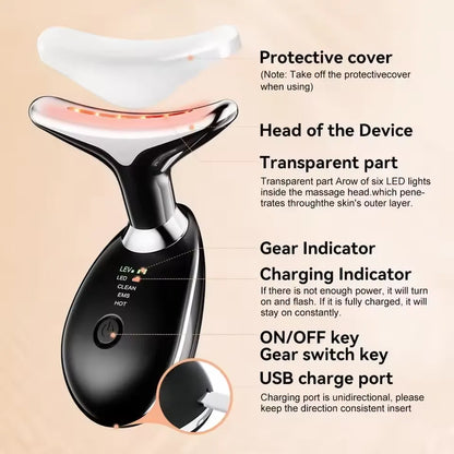 Electric Face Roller Massager – Microcurrent Slimming & Anti-Wrinkle Beauty Tool
