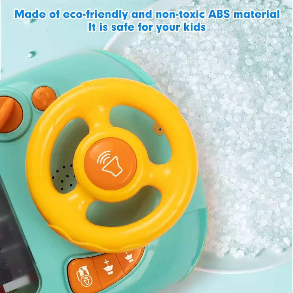 Speed Racing Toy Playset for Kids – Interactive Steering Wheel & Cars