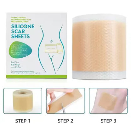 Breathable Adhesive Scar Removing Silicone Tape