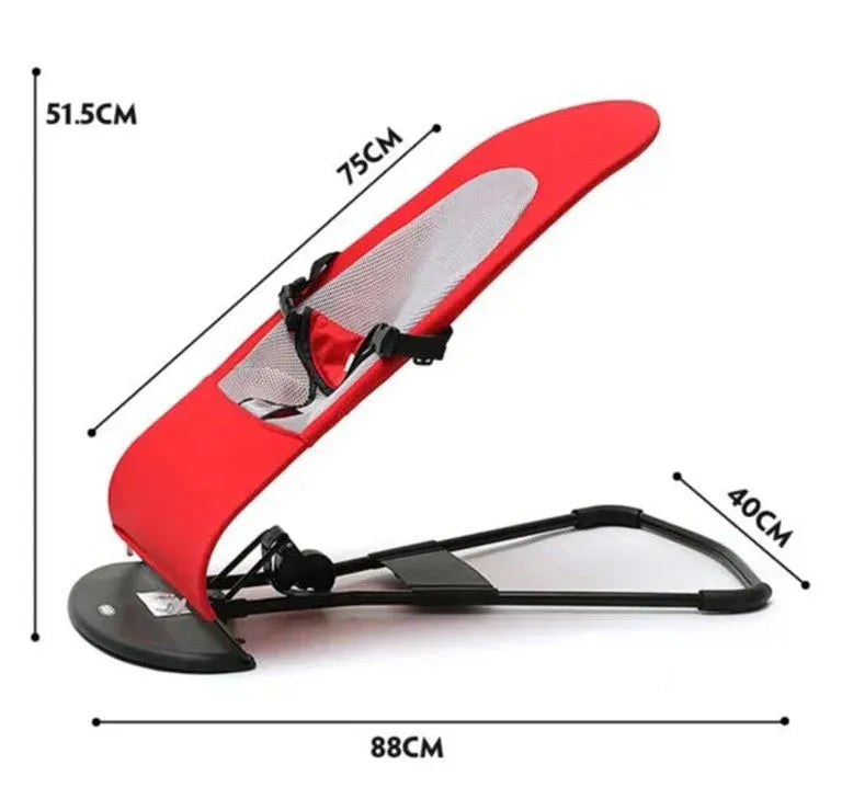 Premium Baby Bouncer Chair – Adjustable, Foldable & Breathable Infant Rocker Seat