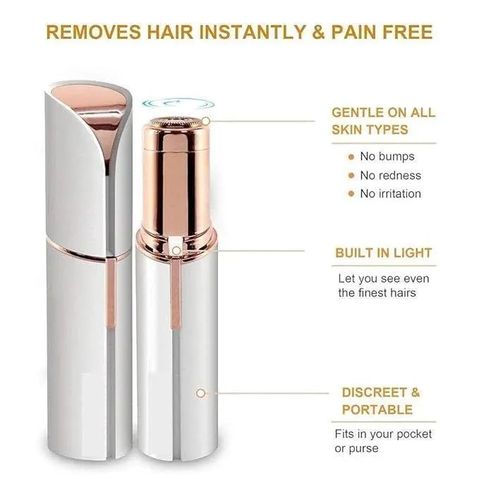 Facial Hair Remover for Women – Painless, Portable & Hypoallergenic Trimmer