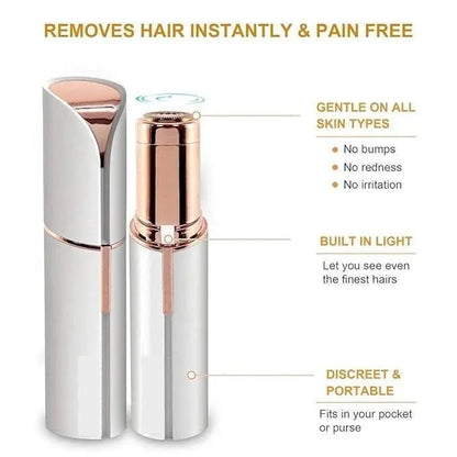 Facial Hair Remover for Women – Painless, Portable & Hypoallergenic Trimmer