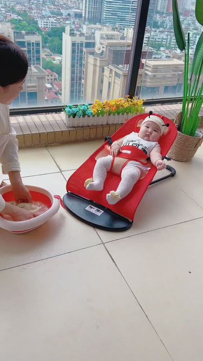 Premium Baby Bouncer Chair – Adjustable, Foldable & Breathable Infant Rocker Seat